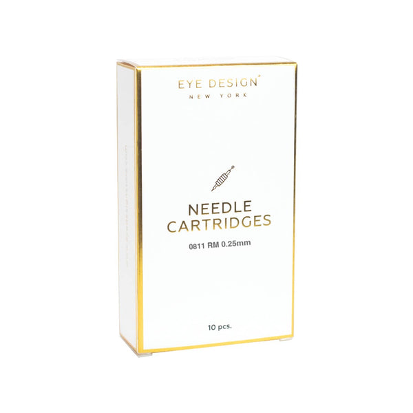 PMU Cartridge Needles 0811RM - 0.25mm for Tattoo Permanent Makeup