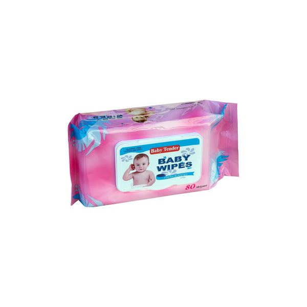 Hypoallergenic baby wipes Baby Tender, 80 wipes