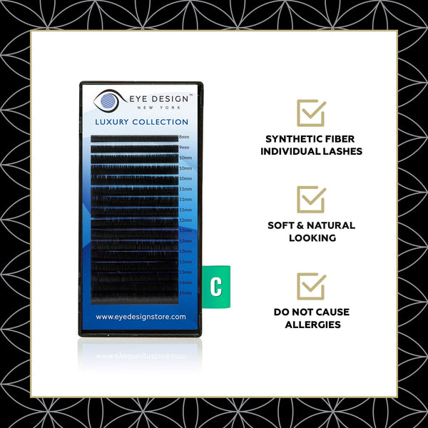 Eye Design Eyelash Extensions | Luxury Collection | C-Curl