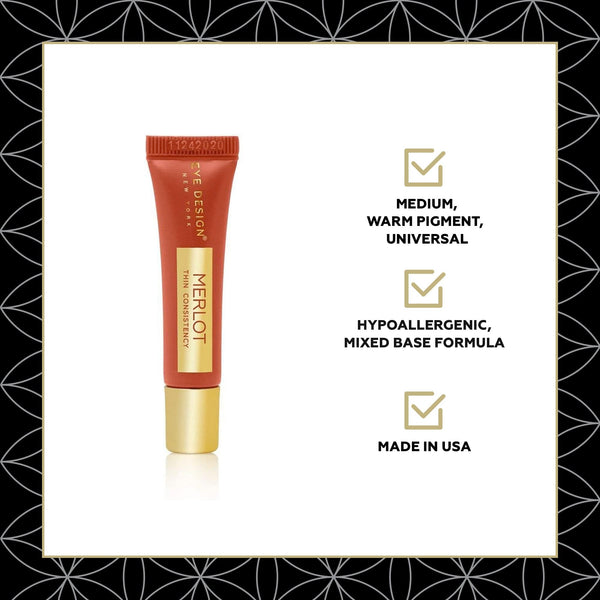 LIP Permanent Makeup Pigment Cosmetic Tattoo Ink - Merlot