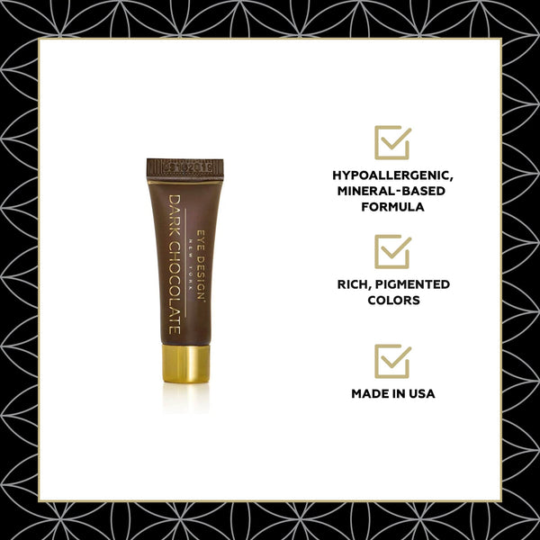 PERMANENT MAKEUP PIGMENT IN DARK CHOCOLATE COLOR 6 ML - PERFECT FOR NANOBLADING