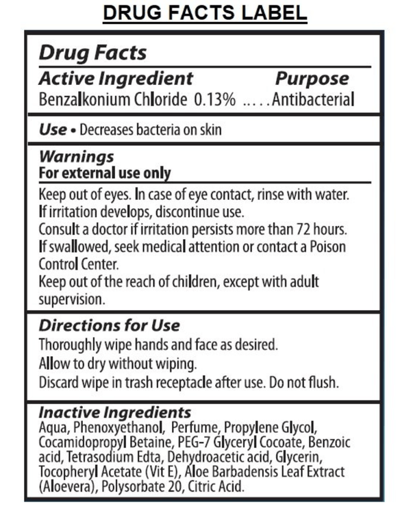 BREEZE ANTIBACTERIAL WET WIPES 60 PCS