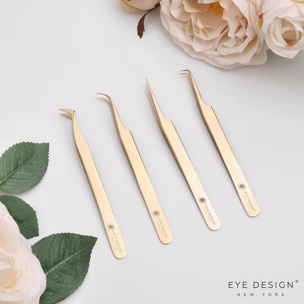 GOLDEN AXE EYELASH EXTENSIONS TWEEZERS