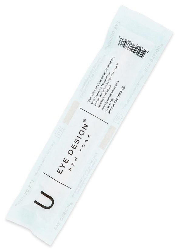 Ergonomic and safe Eye Design New York® Microblading Pen with U-shaped needles for perfect curves