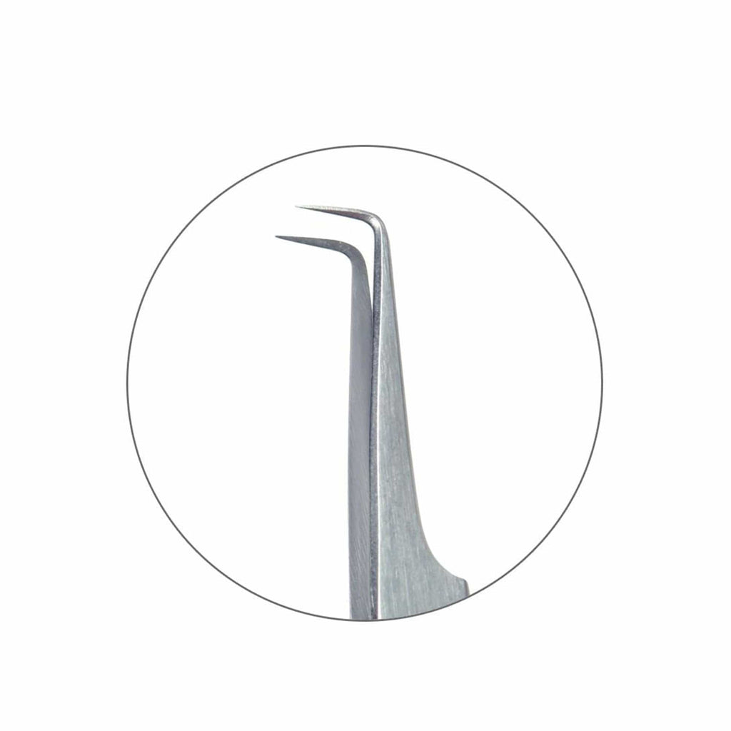 90° ANGLED EYELASH EXTENSIONS TWEEZERS