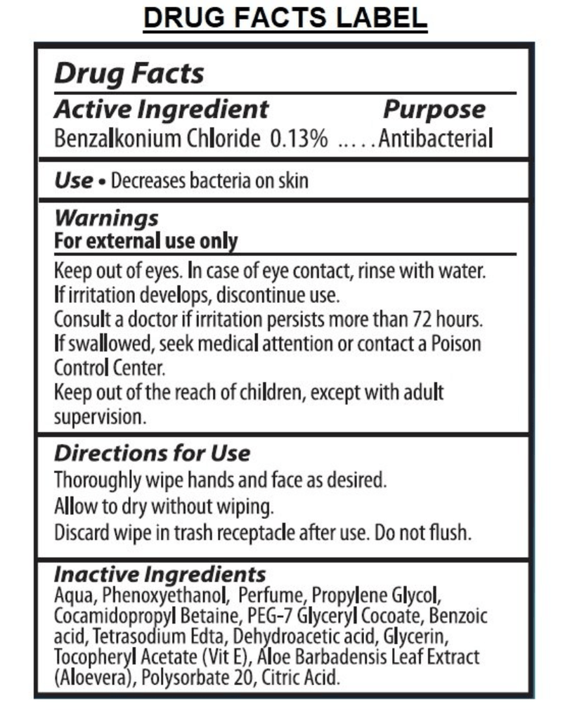 BREEZE ANTIBACTERIAL WET WIPES 60 PCS