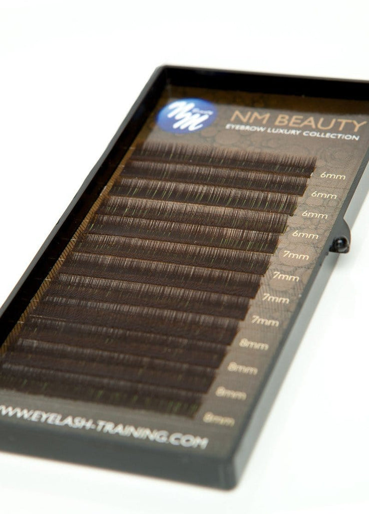 SINGLE COLOR Eyebrow Extensions Mix (6-8mm)