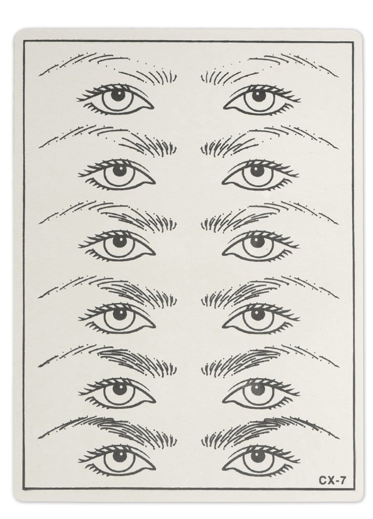 Practice Skin - Shapes of Eyebrows