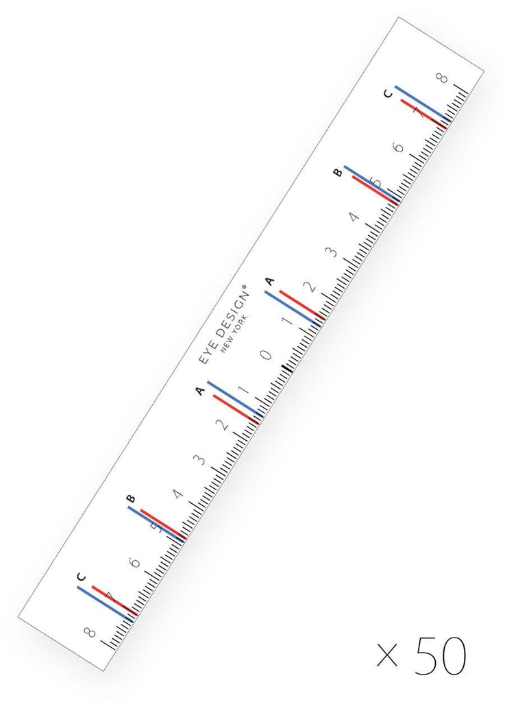 Eye Design Eyebrow Ruler